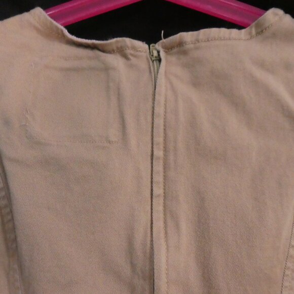 Y2K OLD NAVY Clothing Co. Uniform size 6 Sleeveless Cotton Dress Zip-Up Back - Picture 11 of 16